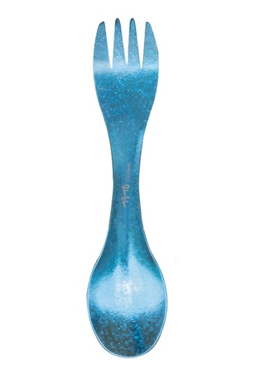 Skycıty Titanyum Spork Ultra Hafif Kaşık Çatal Taşınabilir Yemek Takımı 2'si 1 Arada Kamp Gereçleri Sırt Çantasıyla Gezinti Yürüyüş Açık Hava B Çok Renkli