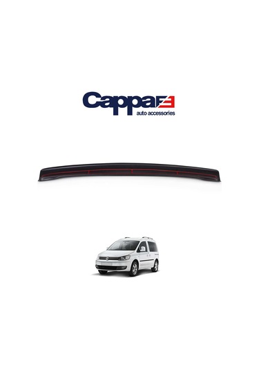 Cappafe Volkswagen Caddy Arka Tampon Eşiği Koruma (abs) Mat Siya N11.652