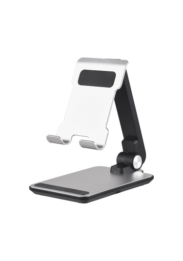 Mufunye Alüminyum Masaüstü Telefon/tablet Tutucu, Açı Ve Yükseklik Ayarlanabilir, Gümüş Renkli Katlanabilir Tutucu GÜMÜŞ