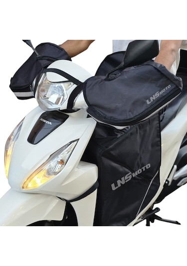 Motosiklet Termal El Koruma Rüzgar Geçirmez Reflektörlü