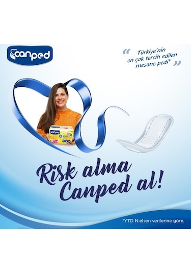 Canped Mesane Pedi Yoğun L Beden 20 Adet X 2 Adet PKT.CANPED.112 L
