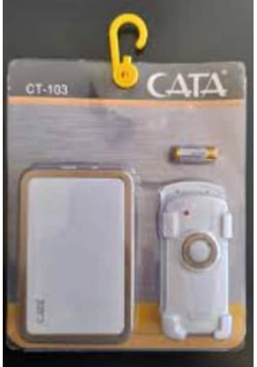 Cata Ct-103 Uzaktan Kumandalı Kablosuz Kapı Zili 32 Melodili N11.856