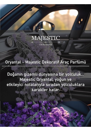 Majestic Oto Kokusu Oryantal 7 Ml - Dekoratif Araç Parfümü