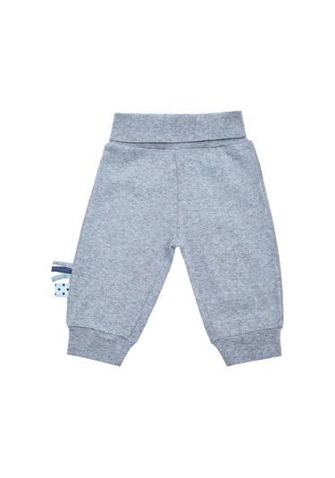 Organicera Organik Beli Lastikli Pantolon , Grey Melange