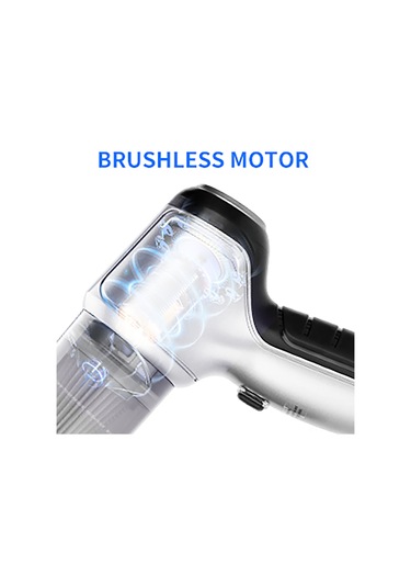 Monyee 80w 19000pa Süpürge Ve Hava Pompa 2'li 1, Li-poly Batarya, Taşınabilir El Tipi, Fırça Ve Kullanım Kılavuzu İçerir