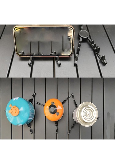 Homyl Katlanabilir Gaz Tankı Standı Siyah Eşkenar-dörtgen Siyah