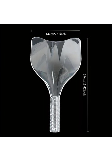 Willowhaven Şeffaf Saç Kurutma Yüz Kalkanı, Kuaför Fön Koruma Maskesi Aksesuarı