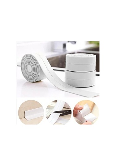 Beyaz Su Sızdırmaz Lavabo Kenar Bandı 3.2m 5332