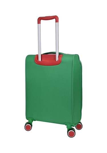 Benetton Kumaş Valiz Kabin Boy Yeşil