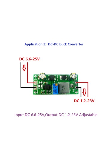 Springsun 1a 3.7-18.5v Li-poly Akü Şarj Cihazı, Dc6.6-25v Girişli, 1.2-23v Ayarlanabilir Çıkış, Pcb & Abs Malzeme, -40 /+85 İşletim Sıcaklığı