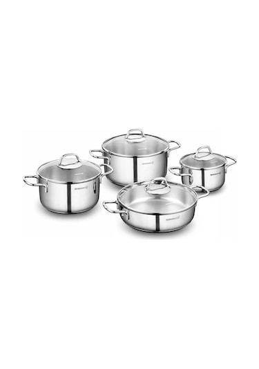 Korkmaz Perla A1606 8 Parça 4'Lü Tencere Takımı