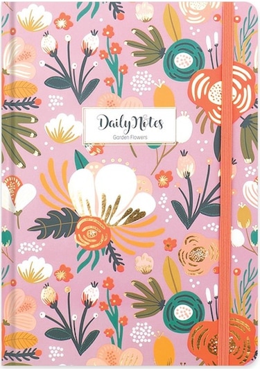 Keskin Color A5 Çizgili Defter Daily Notes Bubbles - Yeşil N11.201 Yeşil