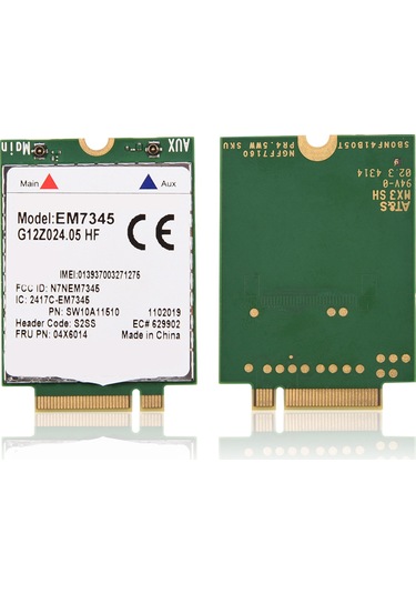 Shineyee Em7345 4g Lte Wwan Kartı - Hızlı İnternet Erişimi, Lte/hspa+ Desteği, Açık Sım, Avrupa-avustralya Yetişimi, Thinkpad Uyumlu