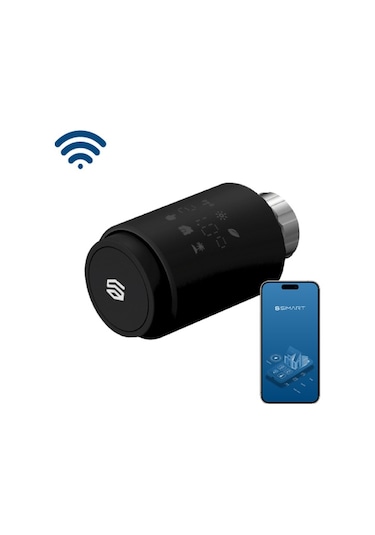 Akıllı Termostatik Radyatör Vanası Wi-fi Isı Ayarlı