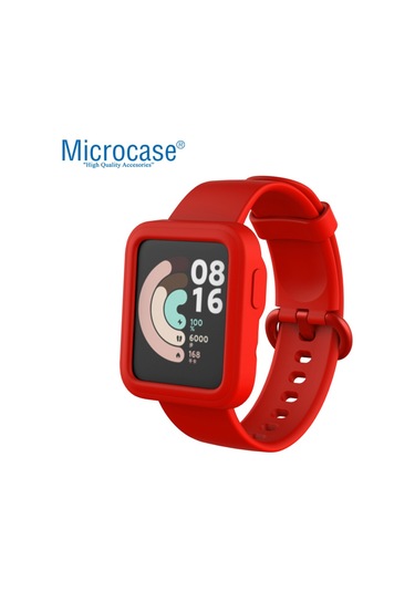 Microcase Xiaomi Mi Watch Lite Önü Açık Tasarım Silikon Kılıf