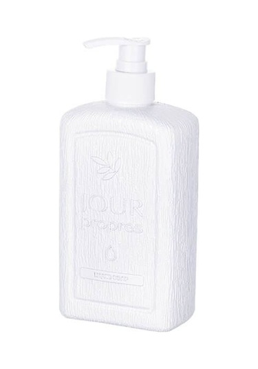 Plastik Sıvı Sabunluk 500 Ml Beyaz