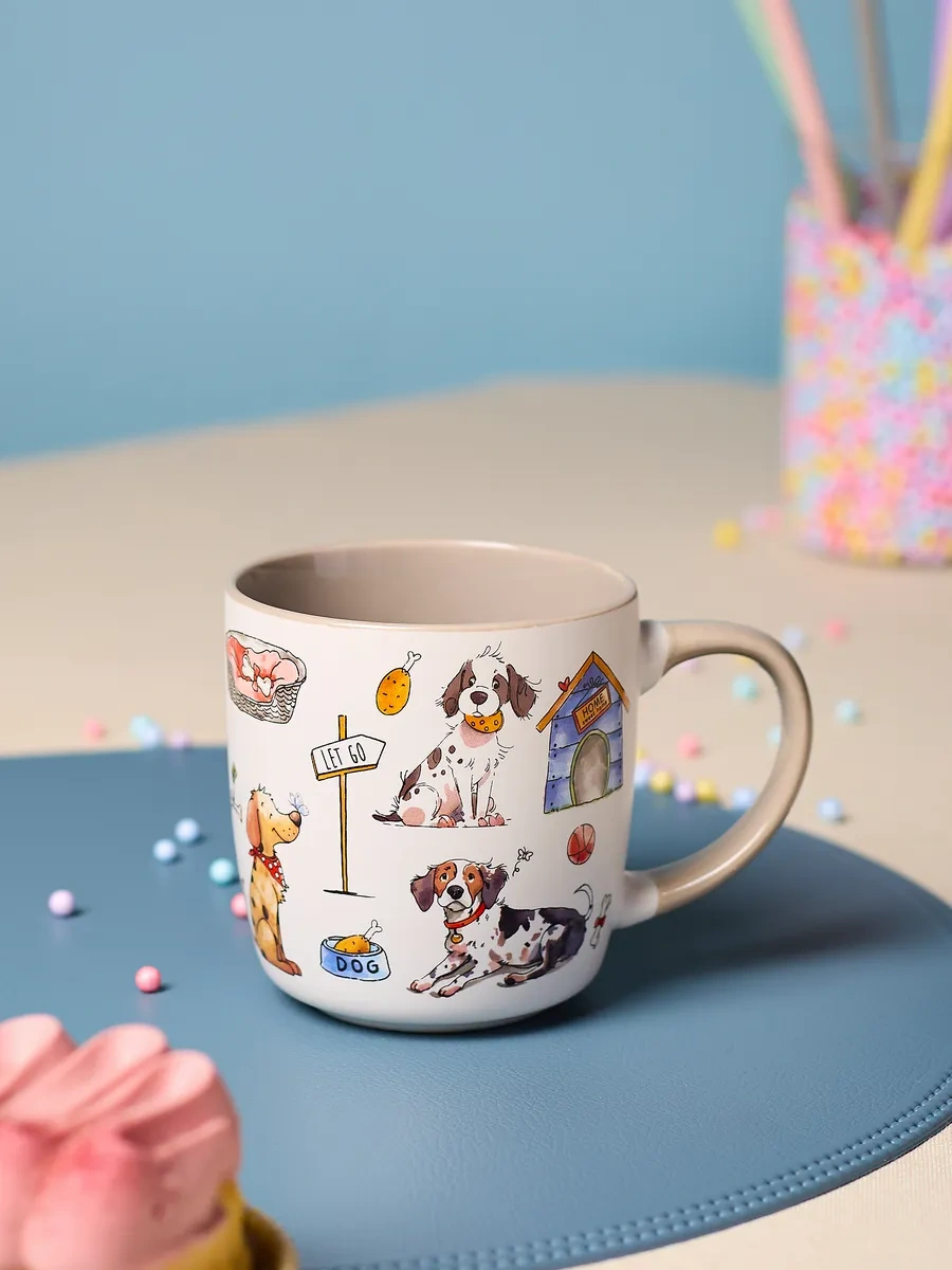 Lefard Çay Ve Kahve İçin Porselen Kupa "veselkiye Druzy" 400 Ml 314614828 Beyaz