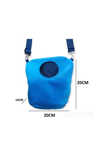 Sugar Glider Sincap Taşıma Çantası 20 x 20 x 14 CM 1 Adet Mavi