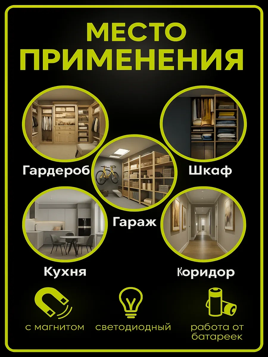 Lismerk Pille Ve Manyetikten Çalışan Kablosuz Duvar Lamba'sı 99662192 Beyaz