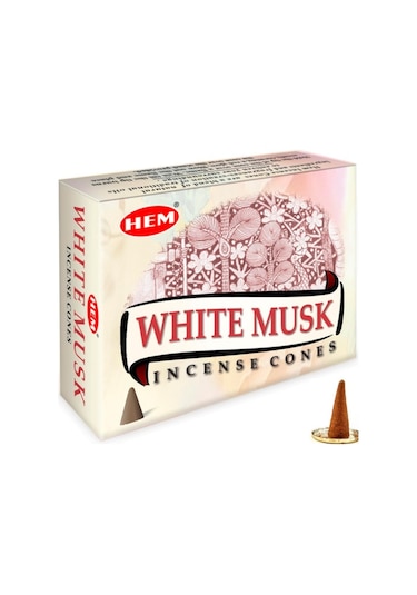 Hem Tütsü White Musk 10 Konik