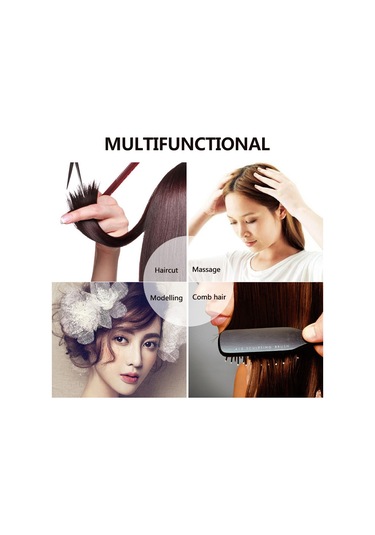 Shineyee Profesyonel Saç Tarakı - Anti Statik Karbon Fiber, Ergonomik Tutuşlu, Kaymaz Saplı