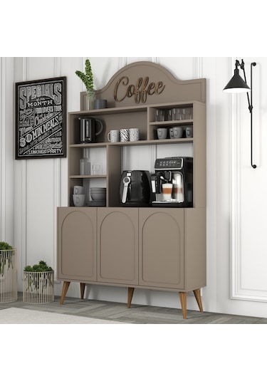 Lyon Kahve Köşesi 120cm - Atlas / Ceviz