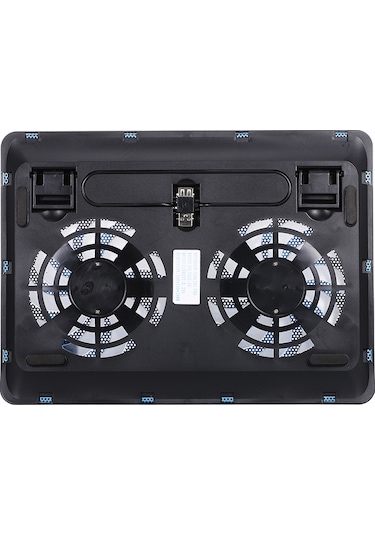 Reedark 17 İnç Altı Notebook Soğutucu, İki Fanlı Tasarım, İki Usb Besleme, Mavi Renk, Abs+demir Ağı Malzeme