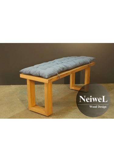 Neiwel Garden Sui Doğal Ahşap Bank Ahşap