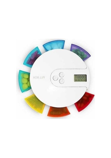 Tongxida Zamanlama Yaşlı Mor Taşınabilir Sones Elektronik Hatırlatma Hap Kutusu, Akıllı Ka Kutusu Mor