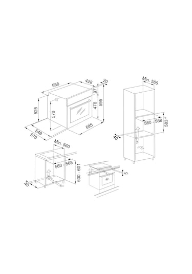 Franke MARIS FMA 86 H WH Bianco 71 L Ankastre Fırın