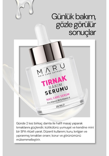 Maru El Ayak Tırnak Besleyici, Koruyucu Bakım Serumu 20 ML