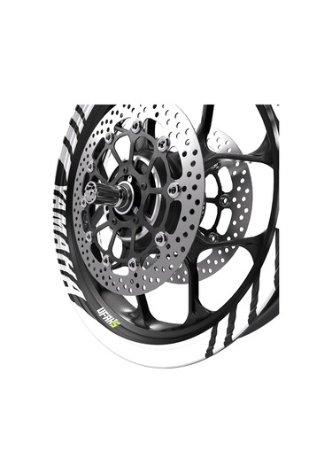 Yamaha R25 Geniş Jant Şeridi Beyaz