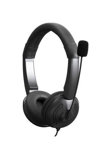 Kulaklık, Tek Tuşlu Mikrofon/ses Engelleme - Siyah