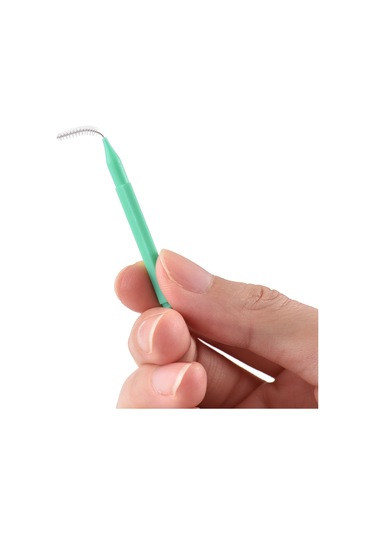 Skycity 100 Adet Renkli Diş Arası Fırça Seti - Yumuşak Tüylerle Gigi Aralarını Temizler, Diş Sağlığını Korur, Taşınabilir Mavi, Kırmızı, Yeşil, Sarı, Pembe Her 20 Adet