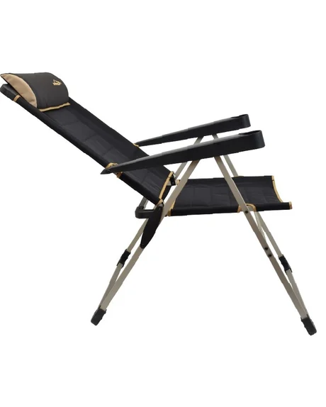 Campout Katlanır Lux Sandalye Altın - Siyah