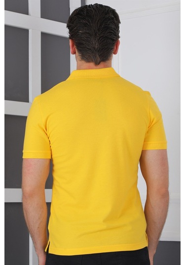 T8561 Dewberry Erkek Tshırt-sarı Sarı