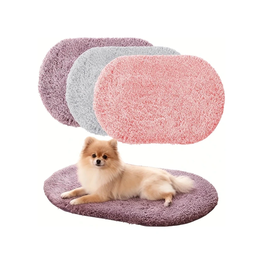 Elmpaly Mavi Ekstra Büyük Evcil Hayvan Yatağı: Yumuşak, Sıcak, Kaymaz Taban, İç/dış Kullanım