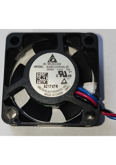Delta Asb0305ha-d-f00 ,30x10mm 5vdc 4.3-cfm 3-kablo Fan