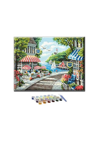 Sayılarla Boyama Seti Sahil Yolu 40x50cm