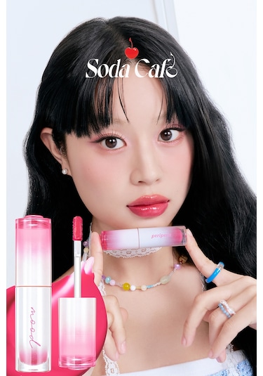Peripera Ink Mood Glowy Tint 25 Hot Strawberry Soda Cafe
