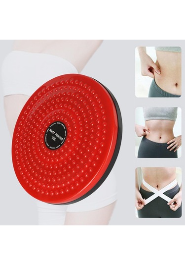 Dolıty Bel Büküm Kurulu Plaka Fitness Egzersiz Masaj Kırmızı Kırmızı