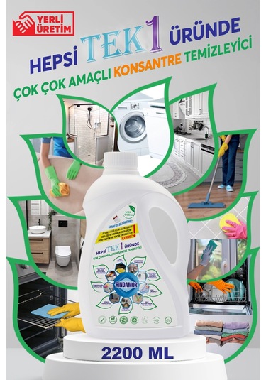 % 100 Doğal Çok Çok Amaçlı Konsantre Temizleyici- Organik Portakal Yağlı