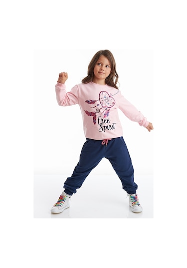 Denokids Mushi Free Spirit Kız Eşofman Takım Çok Renkli