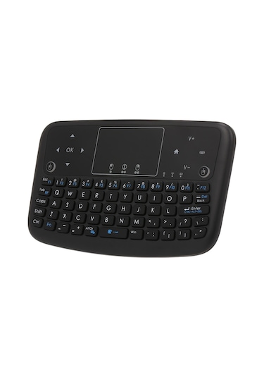 Springsun Klavye A36 Mini Kablosuz Klavye 2.4ghz Air Mouse Şarj Edilebilir Dokunmatik Klavye