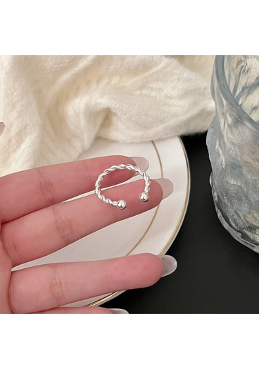 Kadınlar İçin Özel Olarak Tasarlanmış Benzersiz Düz Bantlı Yüzük No.66 Çok Renkli