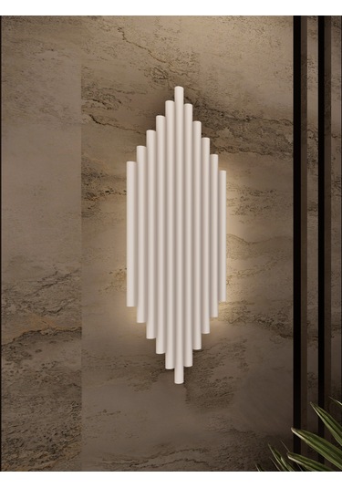 Nox Modern Şarjlı Aplik Sarı Işık Yayan Duvar Tipi Lamba