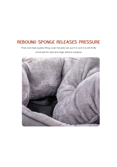 Küçük Köpekler İçin Köpek Yatağı Kapalı Kediler İçin Haki S Haki