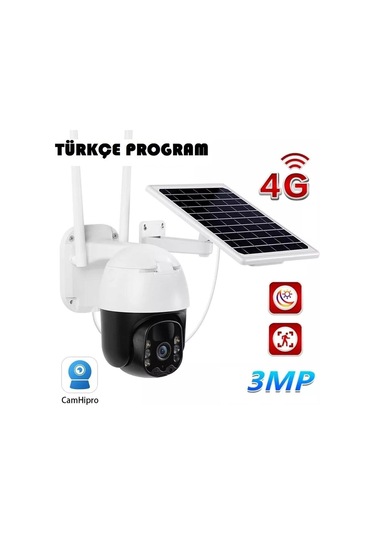 4g Solar 3mp Sım Kart Destekli Kamera-129077