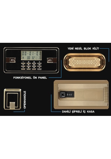 İnsafe ISC45YH Special Edition Orta Boy Çelik Para Kasası