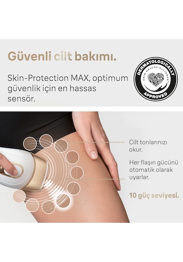 Braun IPL Silk Expert Pro 5 PL5146 2 Başlık İle Tüy Alma Lazer Epilatör + Çanta + Venus Tıraş Bıçağı